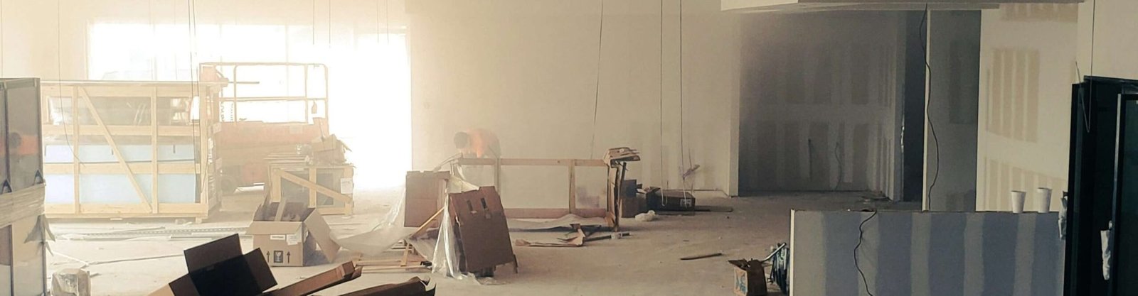 construction site building messy